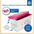 2in1 Staubox & Sitzbank Einhorn - ES Infographic