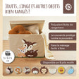 Aufbewahrungsbox Rehe mit Deckel - FR Infographic