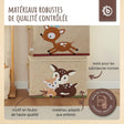Aufbewahrungsbox Rehe mit Deckel - FR Infographic