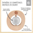 Beißring Eichhörnchen mit Silikonball - FR Infographic