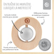 Beißring Eichhörnchen mit Silikonball - FR Infographic