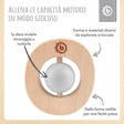 Beißring Eichhörnchen mit Silikonball - IT Infographic