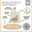 Holzfloß mit Segel - IT Infographic