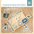 Holz Puzzle Formen - FR Infographic