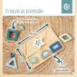 Holz Puzzle Formen - ES Infographic