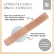 Beißring Hase mit Silikonball - IT Infographic