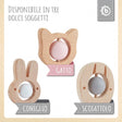 Beißring Hase mit Silikonball - IT Infographic