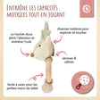 Greifling Reh Lia mit Rassel - FR Infographic