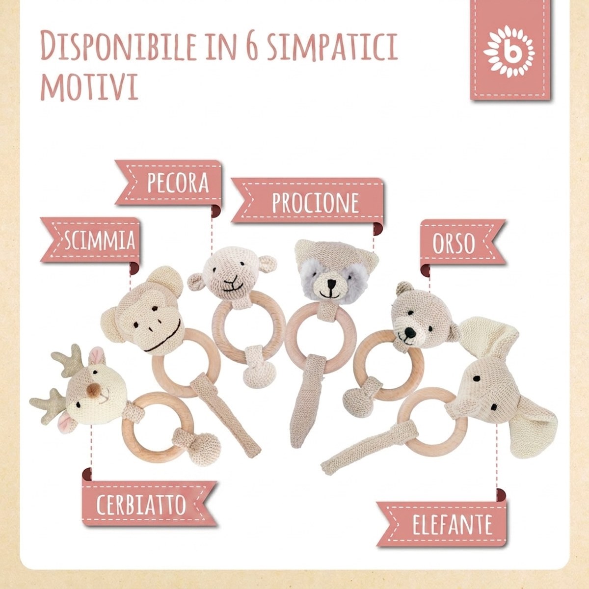 Greifling Reh Lia mit Rassel - IT Infographic