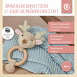 Greifling Reh Lia mit Rassel - FR Infographic