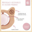 Beißring Katze mit Silikonball - ES Infographic