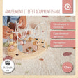 Motorikschleife mit Spiegel rose - FR Infographic