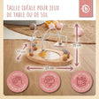 Motorikschleife mit Spiegel rose - FR Infographic
