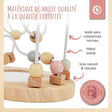 Motorikschleife mit Spiegel rose - FR Infographic