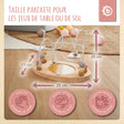 Motorikschleife mit Spiegel rose - FR Infographic
