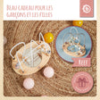 Motorikschleife mit Spiegel rose - FR Infographic