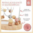 Motorikschleife mit Spiegel rose - IT Infographic