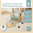 Motorikwürfel Waldtiere Holz FSC® - FR Infographic