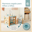 Motorikwürfel Waldtiere Holz FSC® - ES Infographic