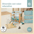 Motorikwürfel Waldtiere Holz FSC® - ES Infographic