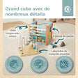 Motorikwürfel Waldtiere Holz FSC® - FR Infographic