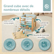 Motorikwürfel Waldtiere Holz FSC® - FR Infographic
