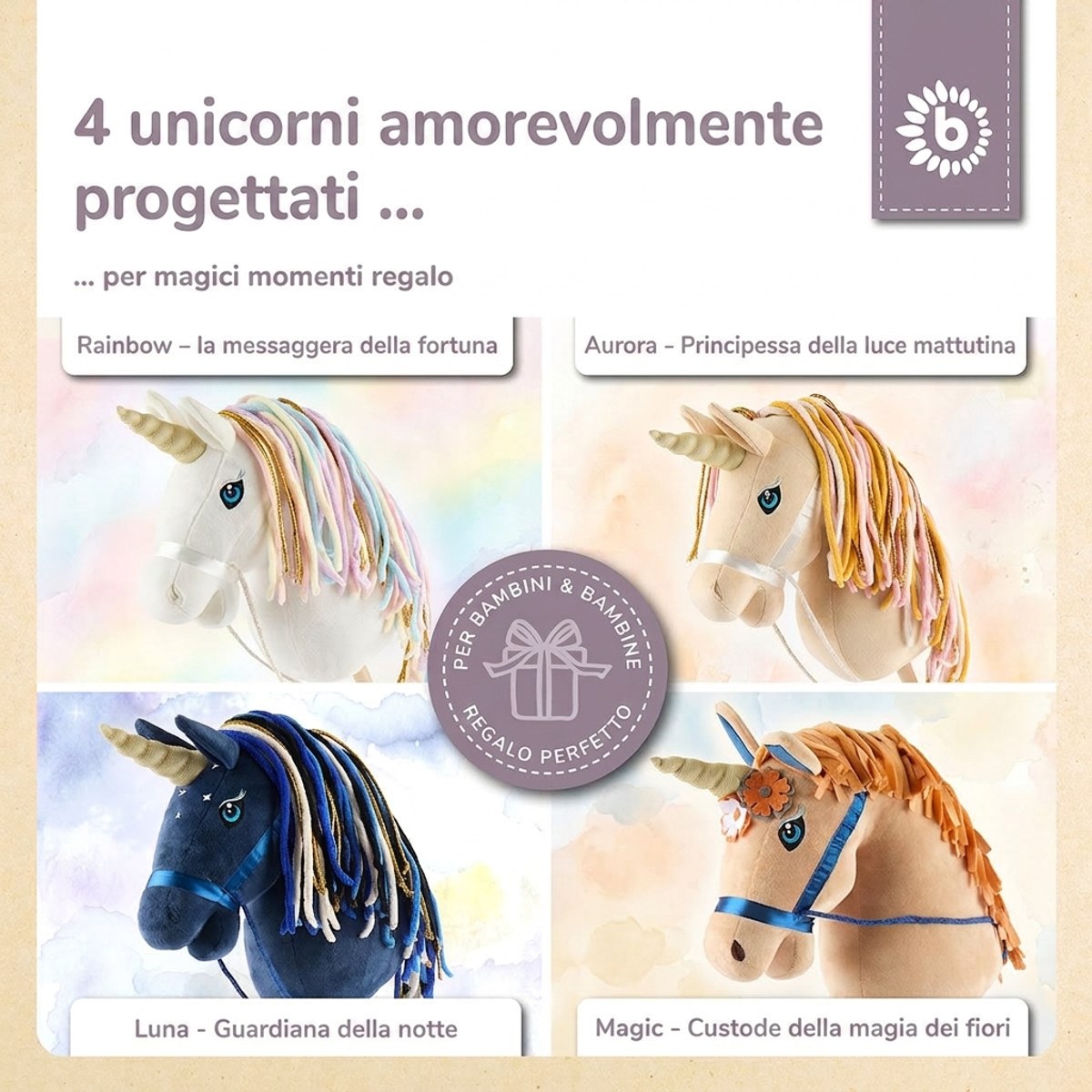 STECKENTIER EINHORN RAINBOW - IT Infographic