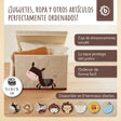 Bundle: 4x Aufbewahrungsboxen mit Deckel 10% Rabatt - ES Infographic