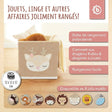 Bundle: 4x Aufbewahrungsboxen 10% Rabatt - FR Infographic