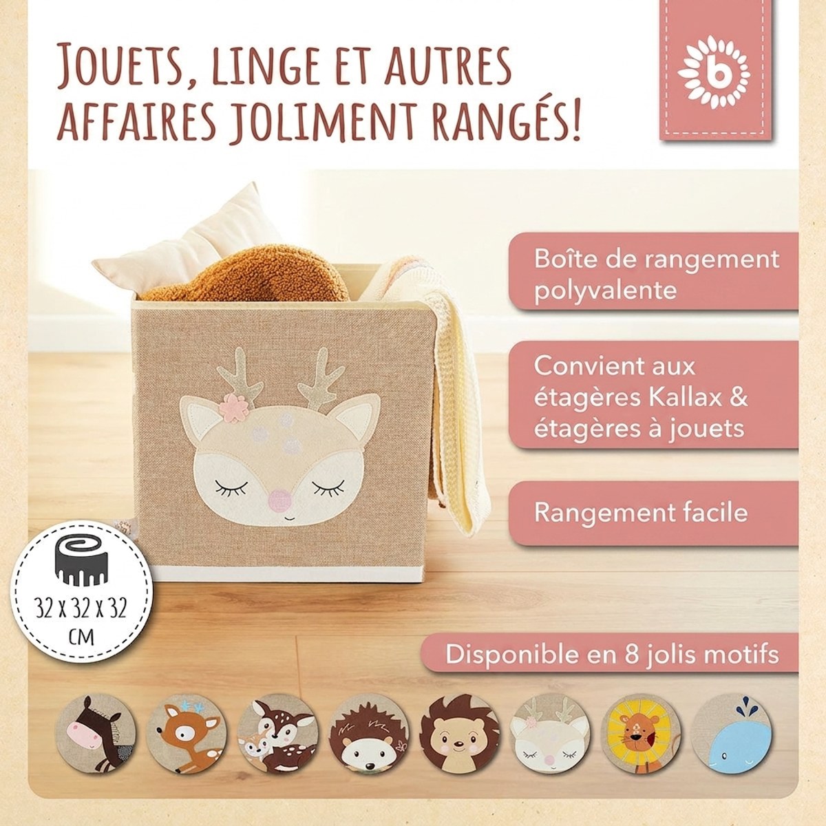 Bundle: 4x Aufbewahrungsboxen 10% Rabatt - FR Infographic
