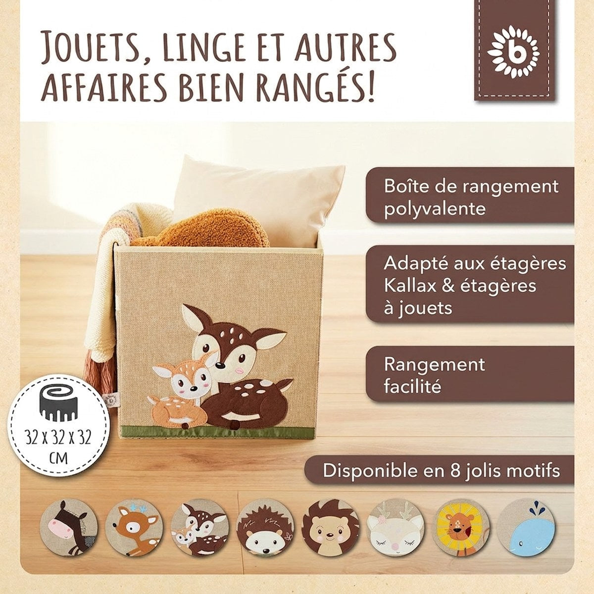 Bundle: 4x Aufbewahrungsboxen 10% Rabatt - FR Infographic