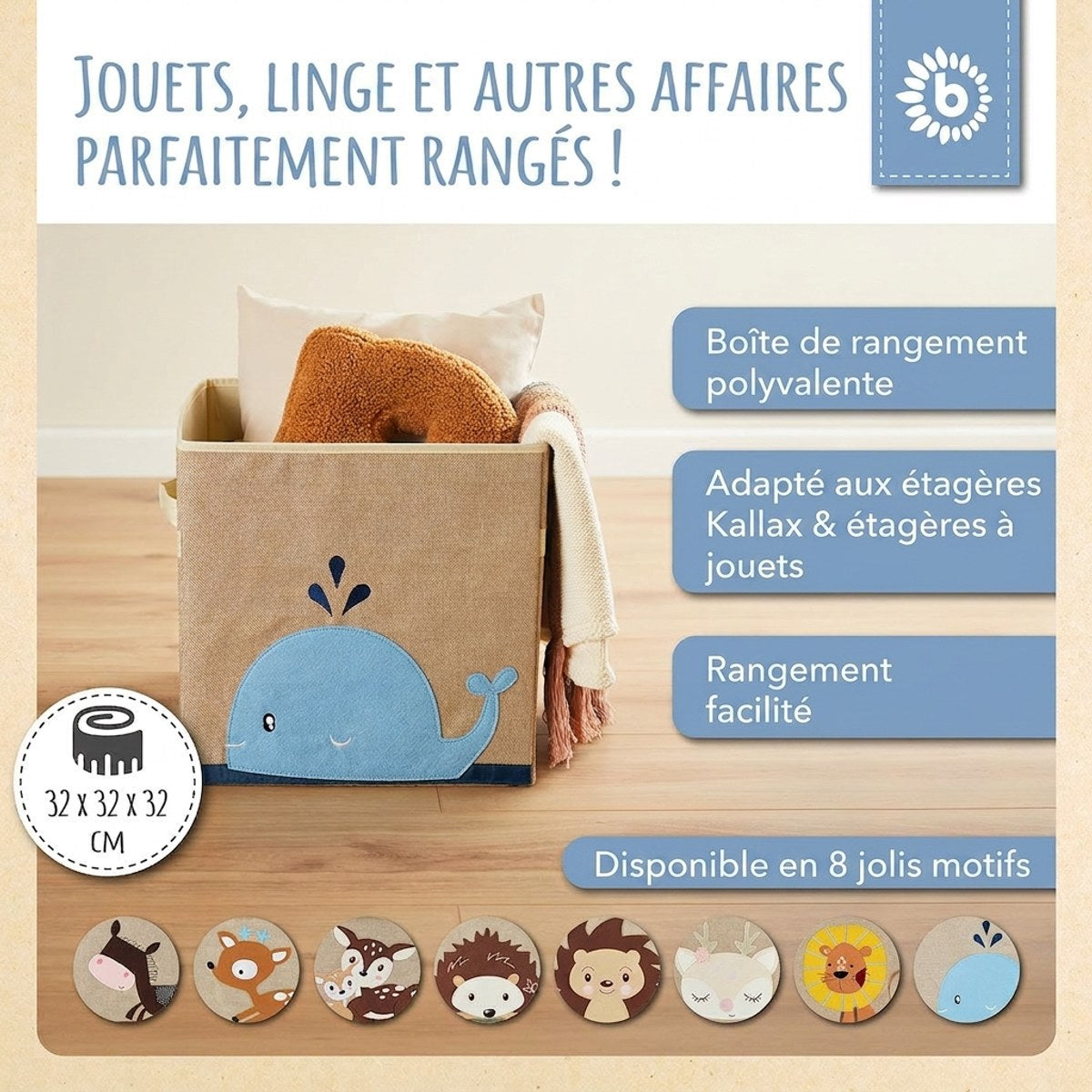 Bundle: 8x Aufbewahrungsboxen 15% Rabatt - FR Infographic