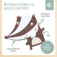 Wandhaken Dachs - FR Infographic