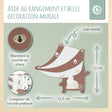 Wandhaken Dachs - FR Infographic