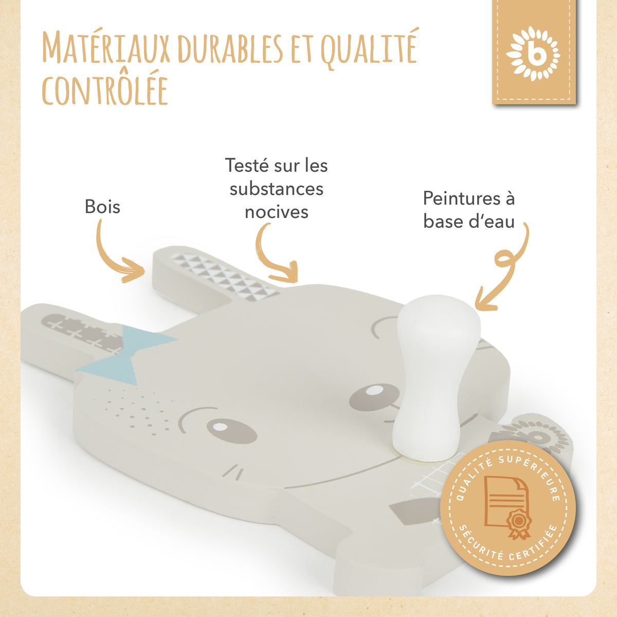 Wandhaken Hase - FR Infographic
