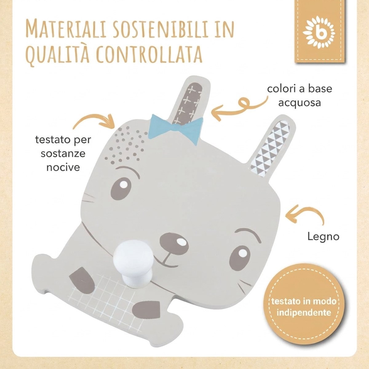 Wandhaken Hase - IT Infographic