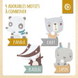 Wandhaken Panda - FR Infographic