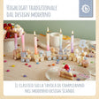 Geburtstagszug Holz Candy 0-99 Jahre mit 6 Kerzen - IT Infographic