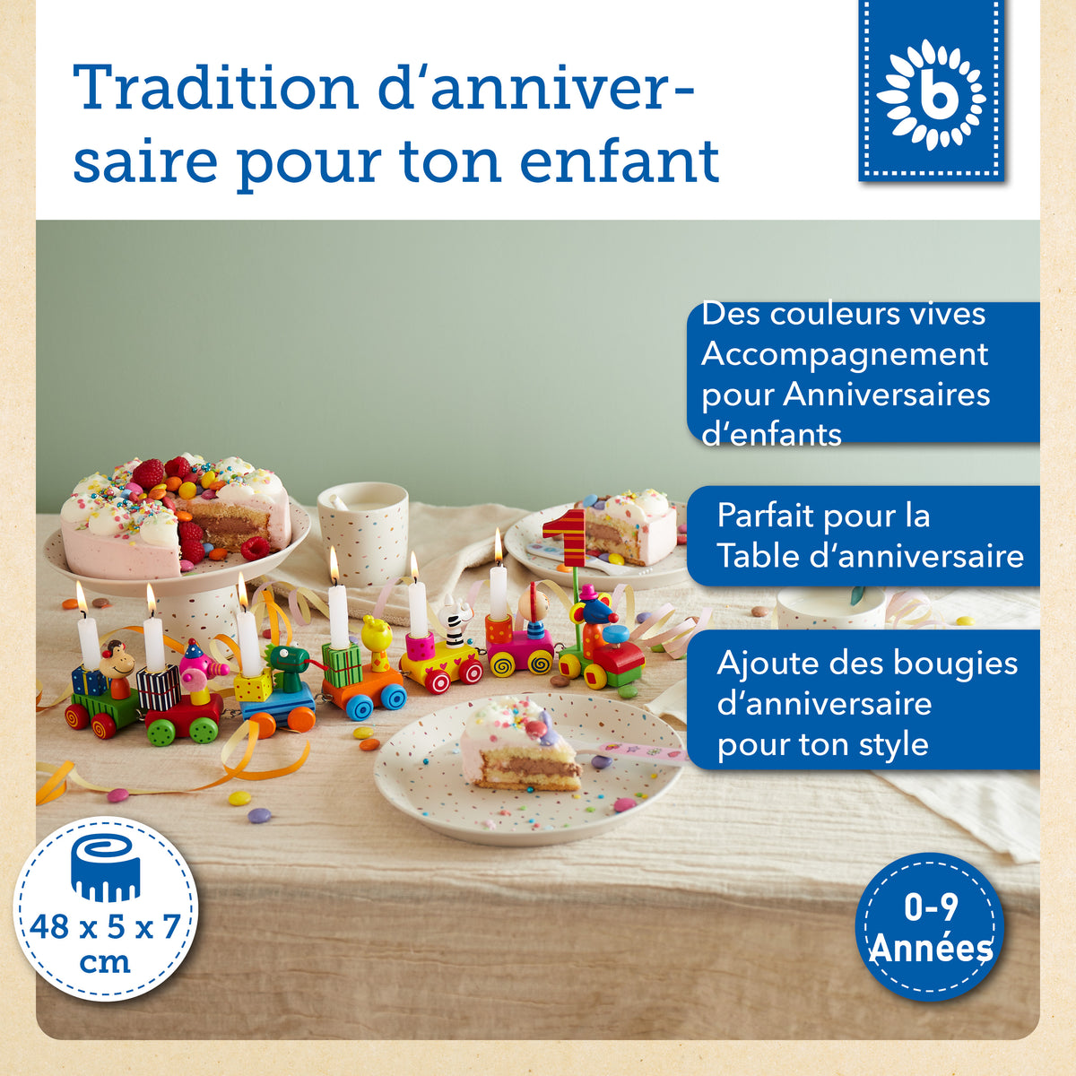 Geburtstagszug Safari - FR Infographic