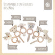 Greifling Affe mit Rassel - ES Infographic