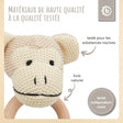 Greifling Affe mit Rassel - FR Infographic
