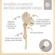 Greifling Affe mit Rassel - FR Infographic