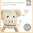 Greifling Affe mit Rassel - FR Infographic