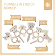 Greifling Bär mit Rassel - FR Infographic