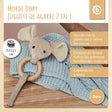Greifling Elefant mit Rassel - ES Infographic