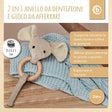 Greifling Elefant mit Rassel - IT Infographic