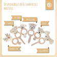 Greifling Elefant mit Rassel - IT Infographic