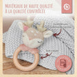 Greifling Reh Ella mit Rassel - FR Infographic