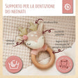 Greifling Reh Ella mit Rassel - IT Infographic