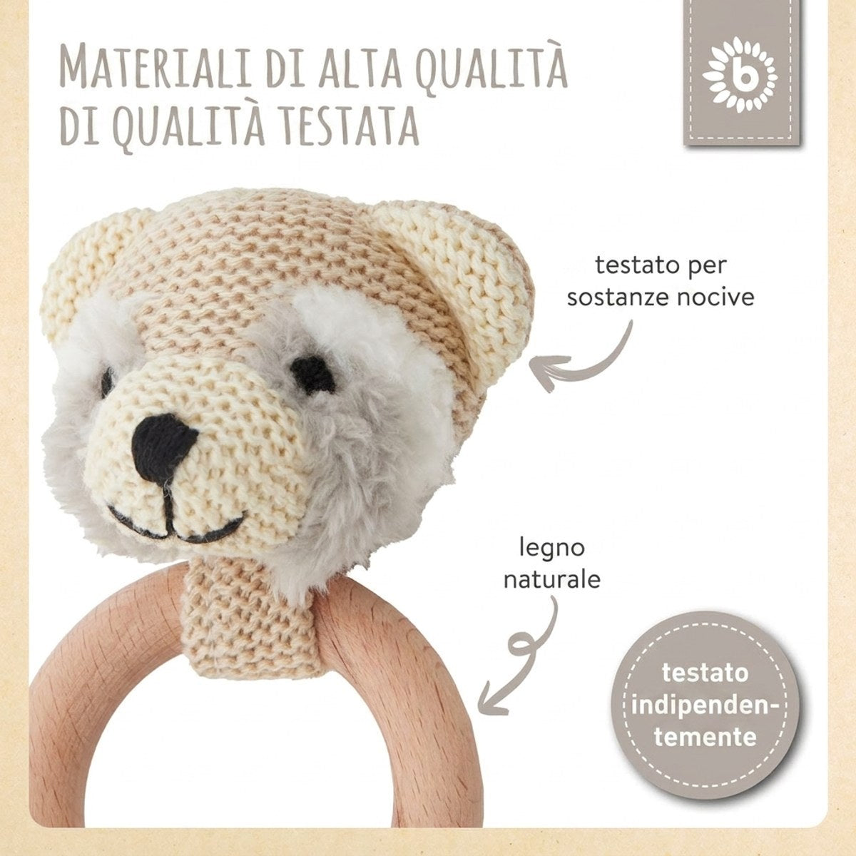 Greifling Waschbär mit Rassel - IT Infographic